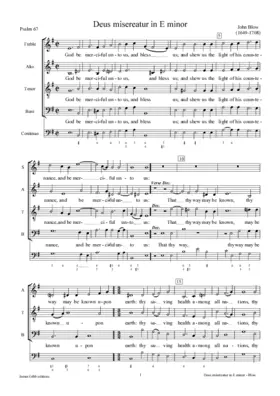 Deus misereatur in E minor