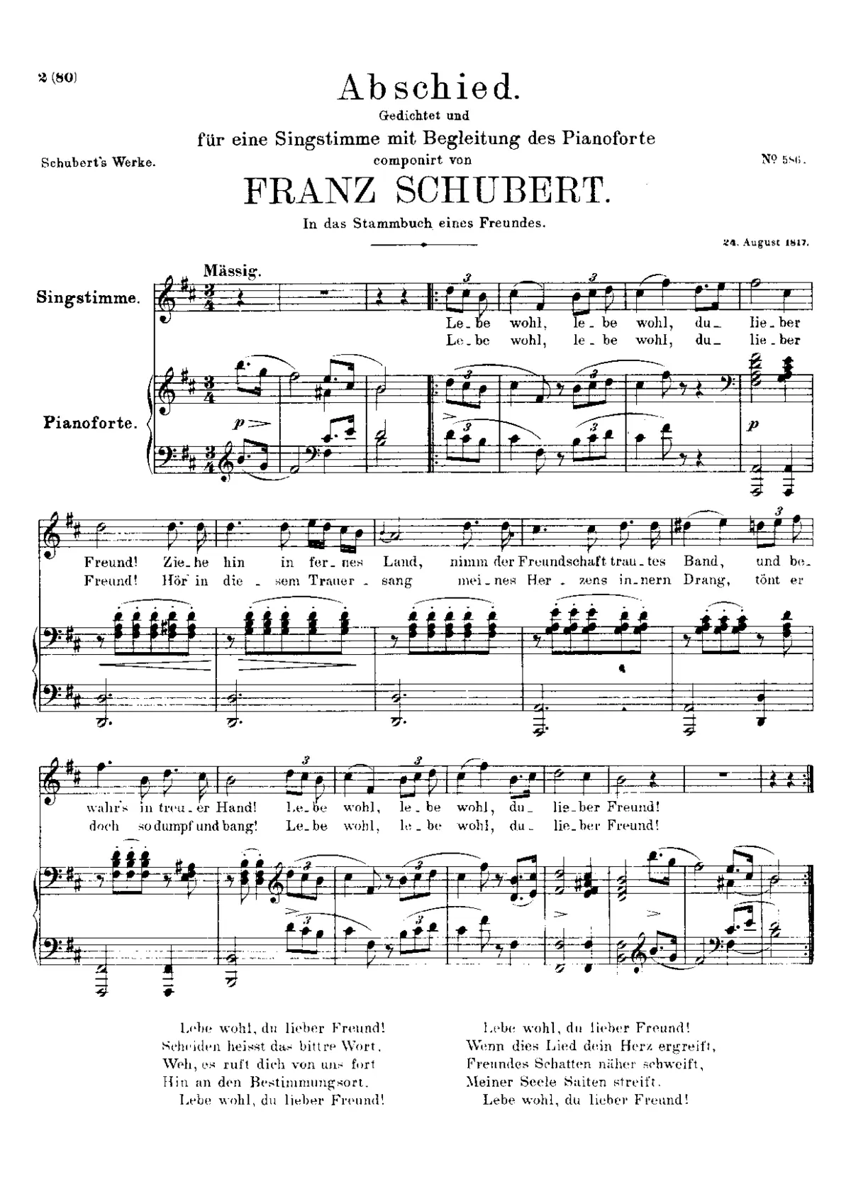 Abschied - Page 1