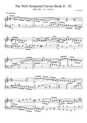 Prelude and Fugue in F major BWV 880