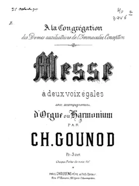 Messe brève à deux voix égales
