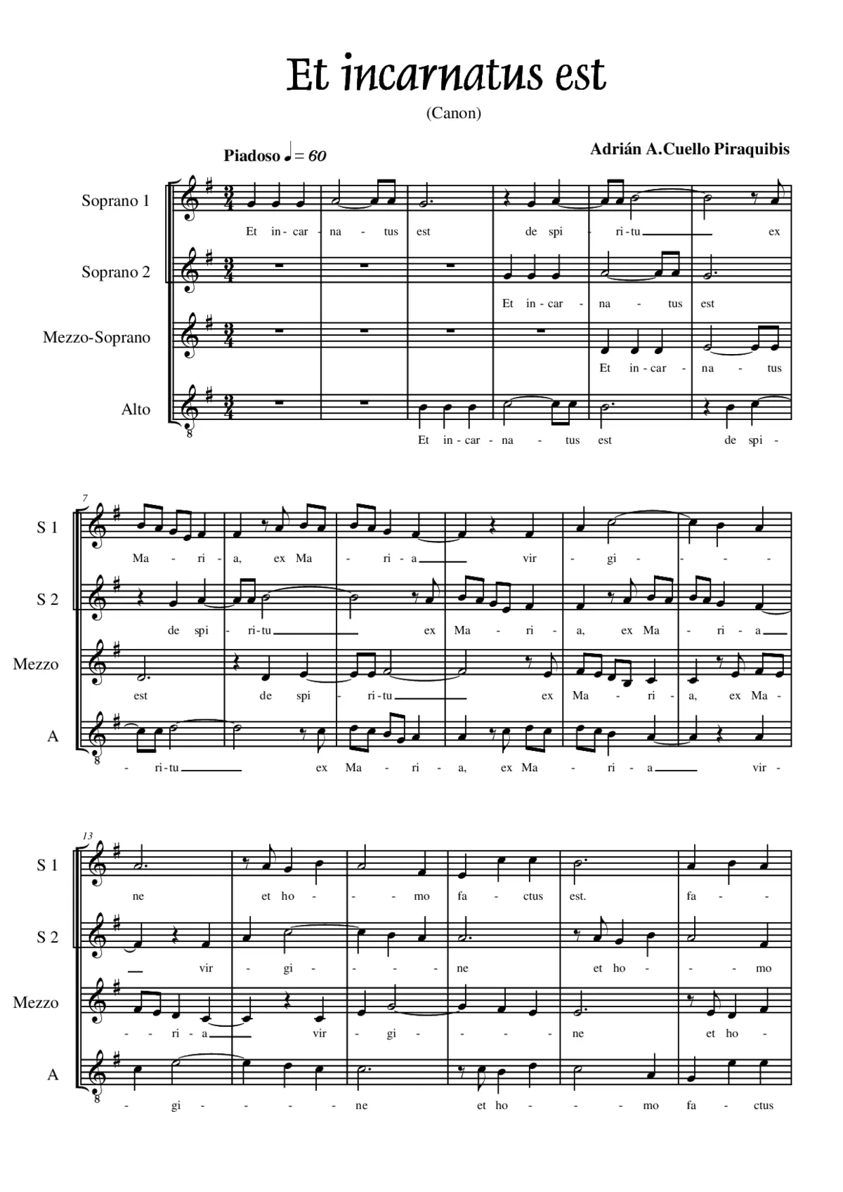 Et incarnatus est - Page 1