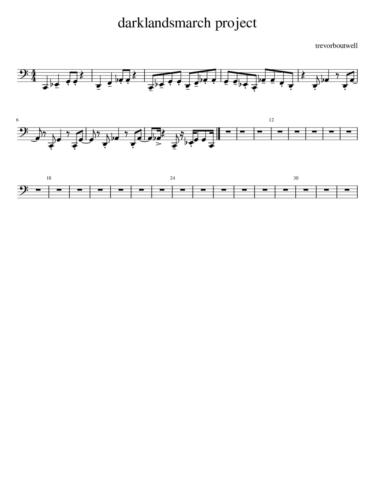 Darklands march school project - Page 1