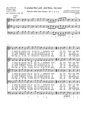 O praise the Lord, and thou, my soul