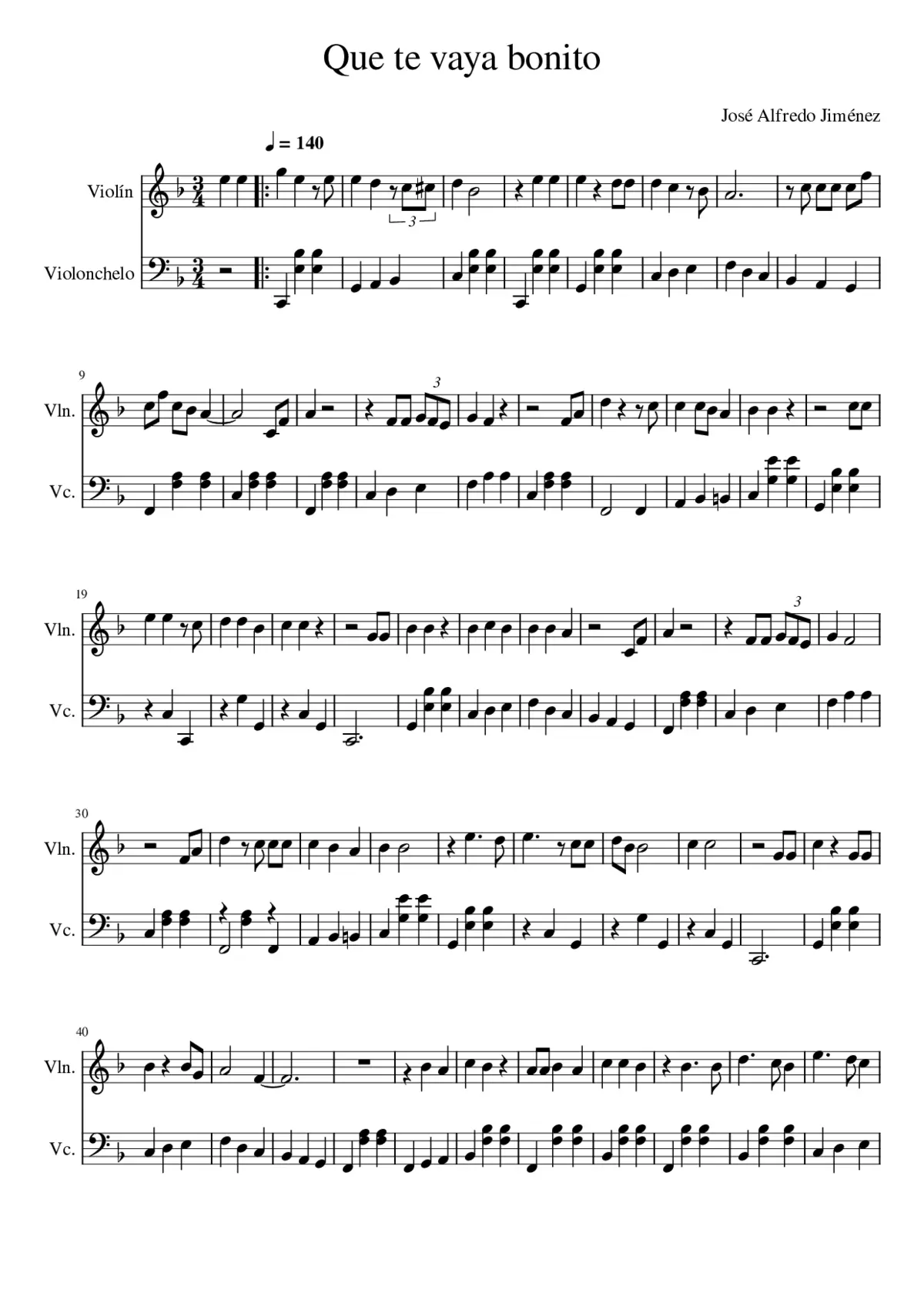 Que te vaya bonito - Page 1