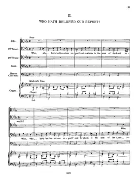 Who Hath Believed Our Report?