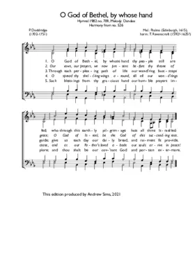 O God of Bethel, by whose hand