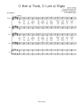 O God of Truth, O Lord of Might