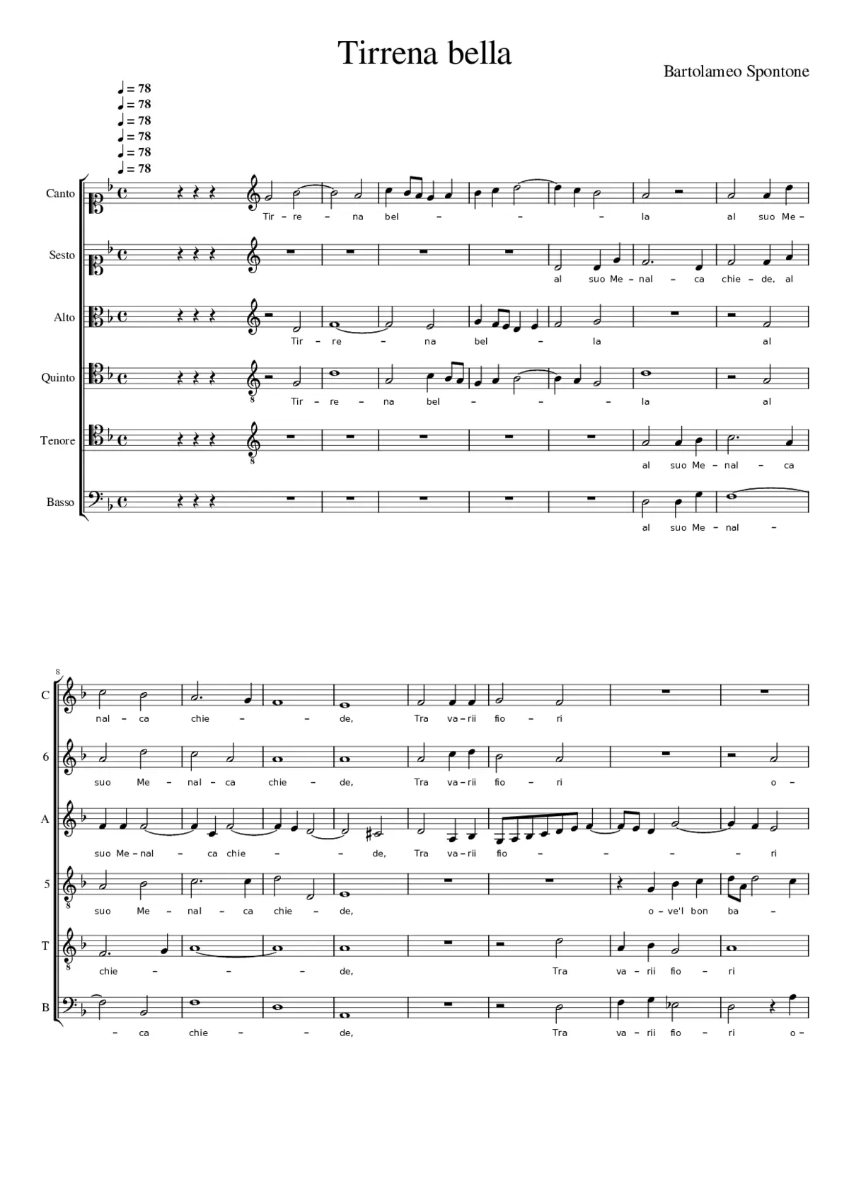 Tirrena bella - Page 1