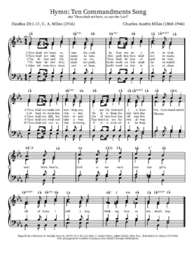 10 Commandments Song