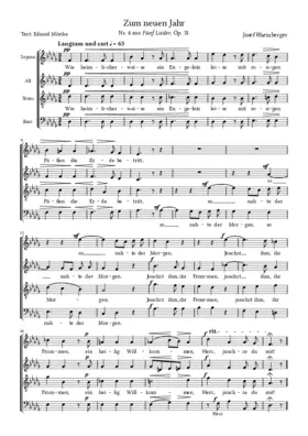 Zum neuen Jahr, Op. 31, No. 4