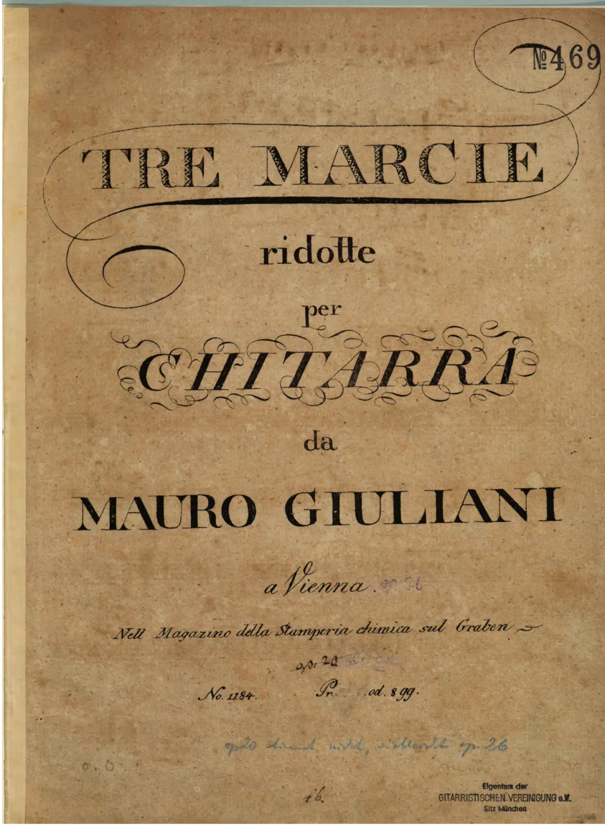 3 Marcie ridotte per Chitarra - Page 1