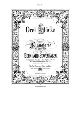 3 Stücke für zwei Pianoforte zu 4 Händen