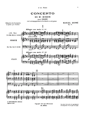 Organ Concerto