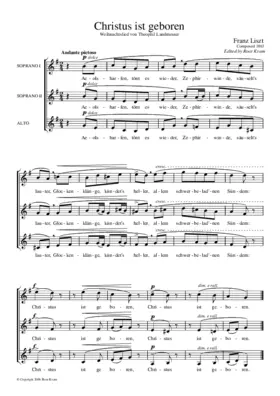 Christus ist geboren