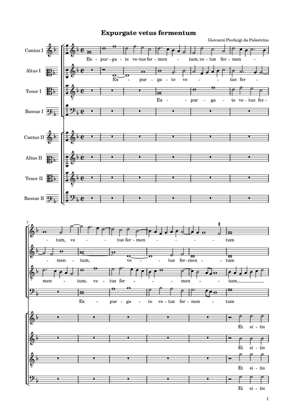 Expurgate vetus fermentum - Page 1
