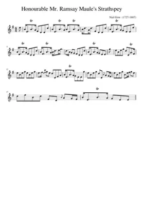 Honourable Mr. Ramsay Maule's Strathspey