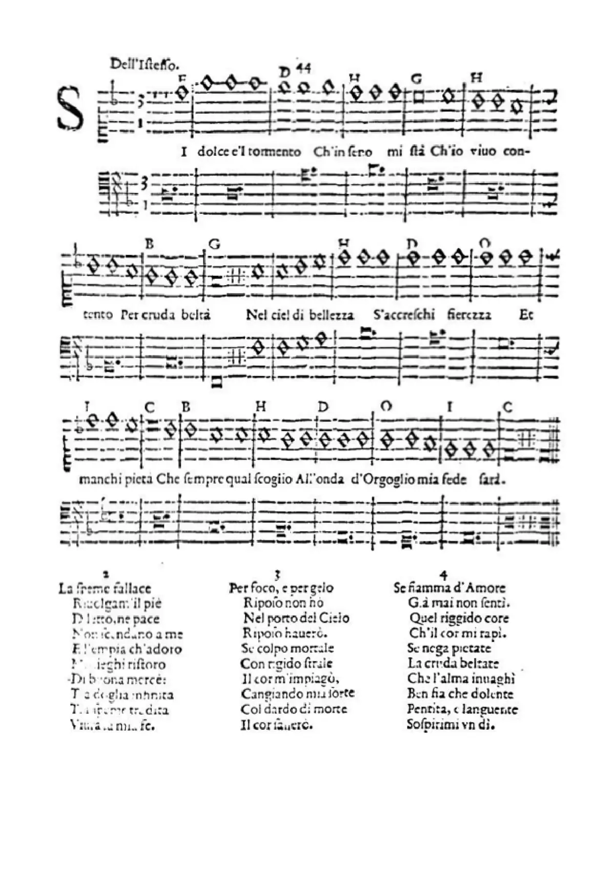 Sì dolce è'l tormento - Page 1