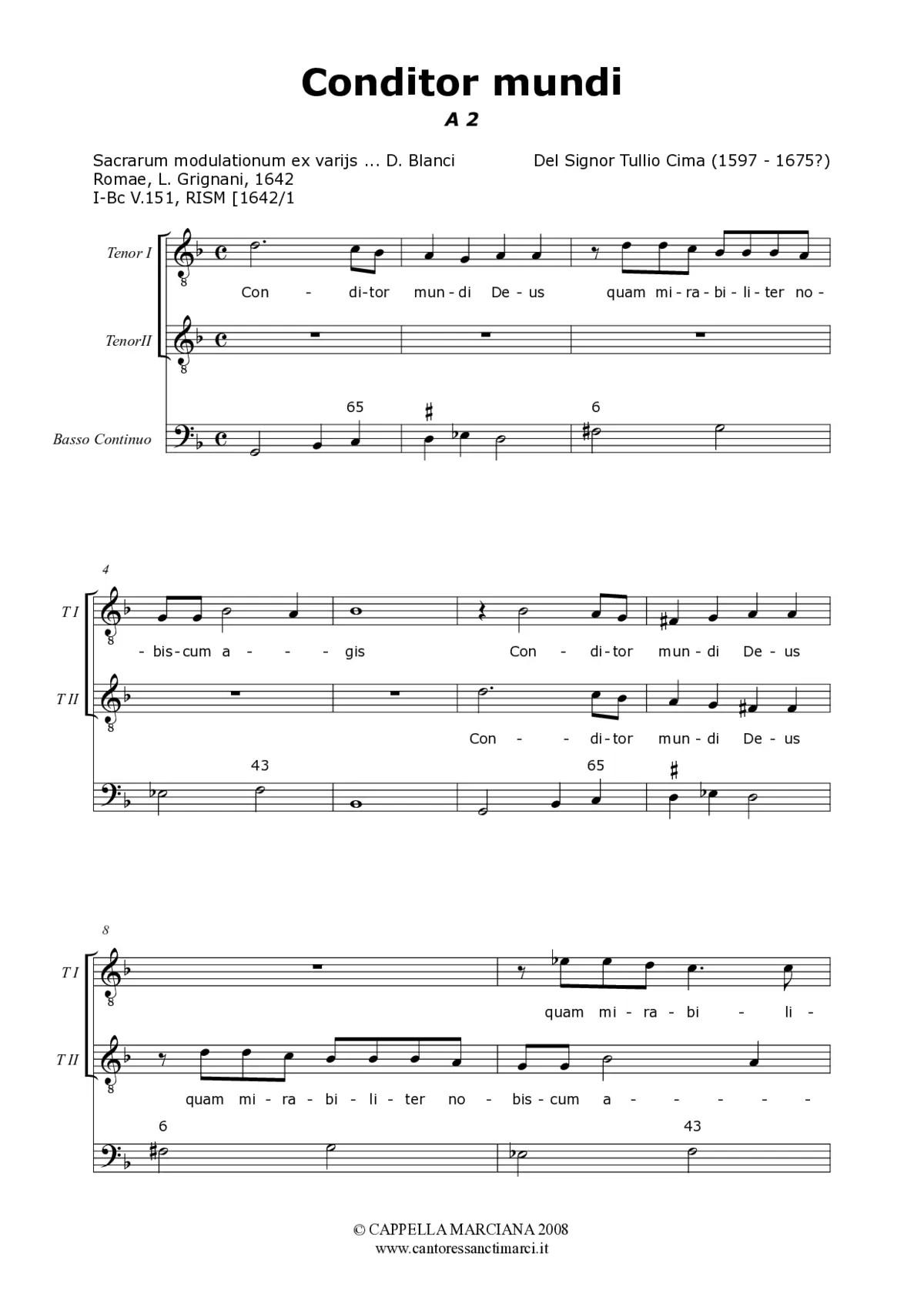 Conditor mundi - Page 1