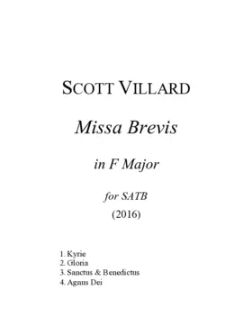 Missa Brevis in F Major (2016)