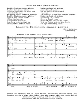 Laudate Dominum, omnes gentes