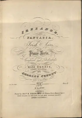 4 Fantasias on Scotch and Irish Airs