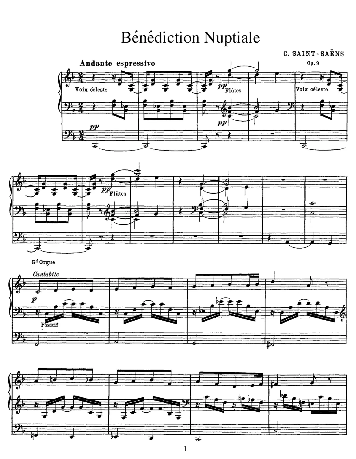 Bénédiction Nuptiale - Page 1