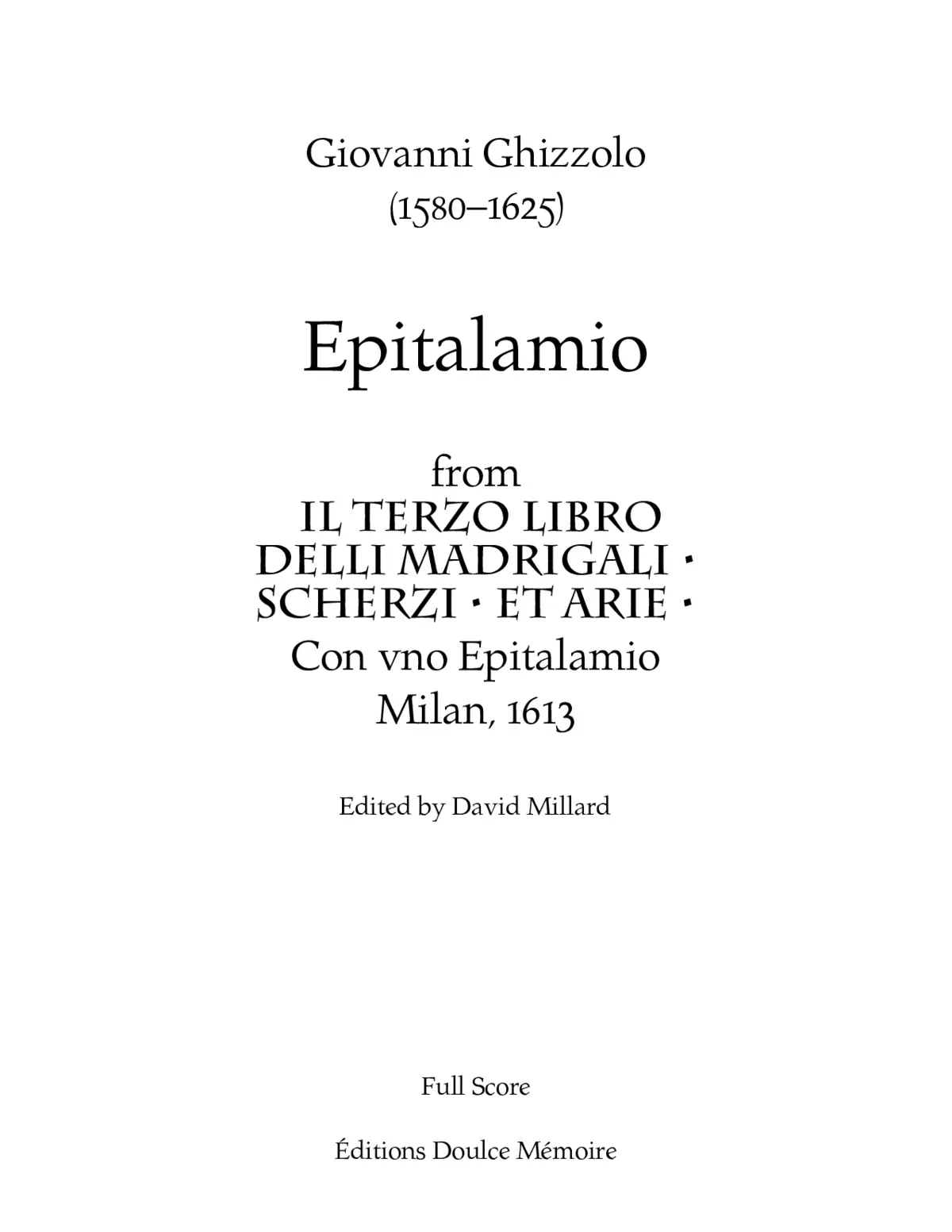 Epitalamio - Page 1