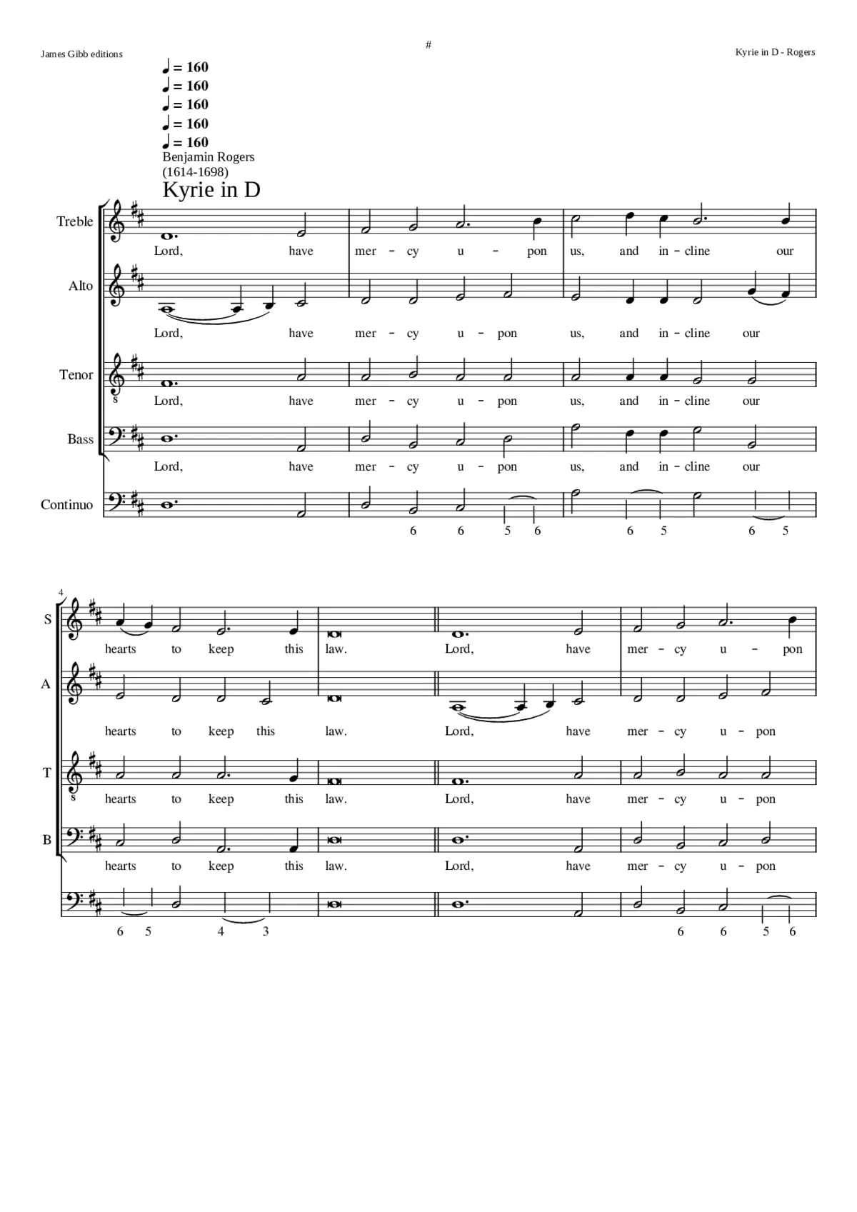 Kyrie in D - Page 1