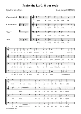 Praise the Lord, O our souls