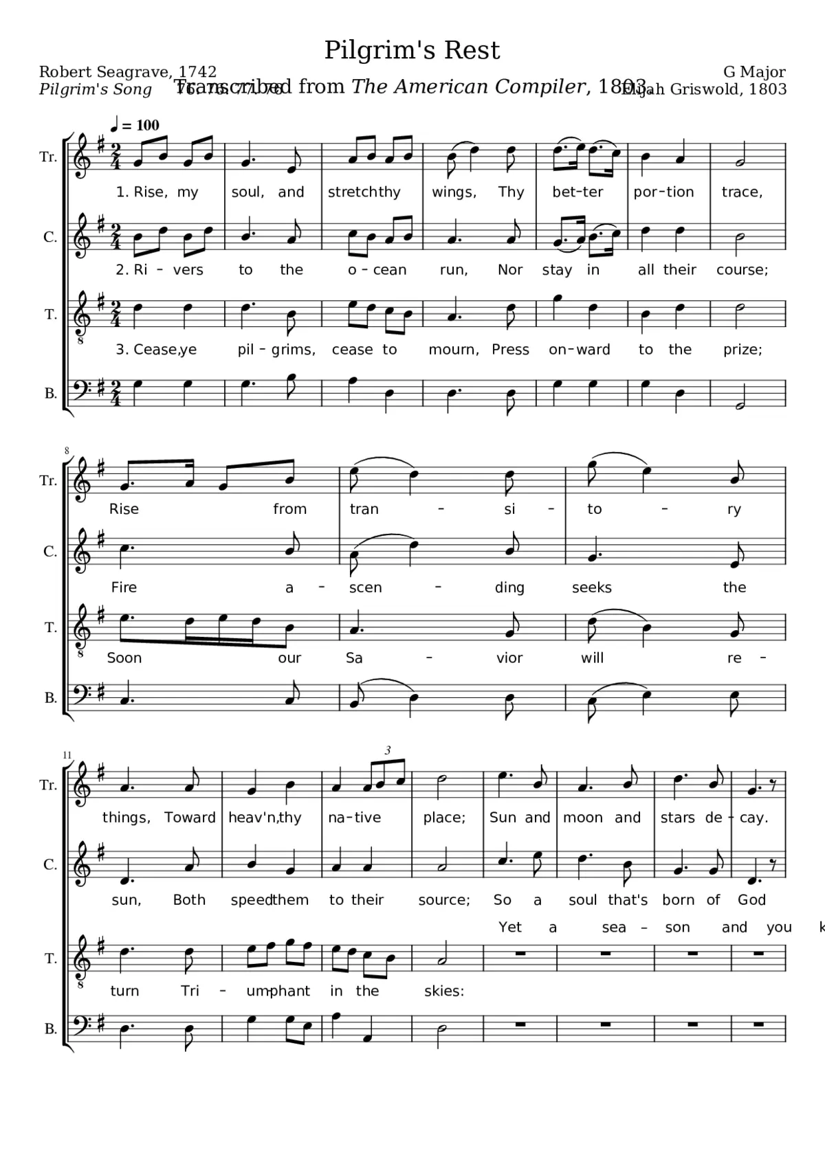 Pilgrim's Rest - Page 1