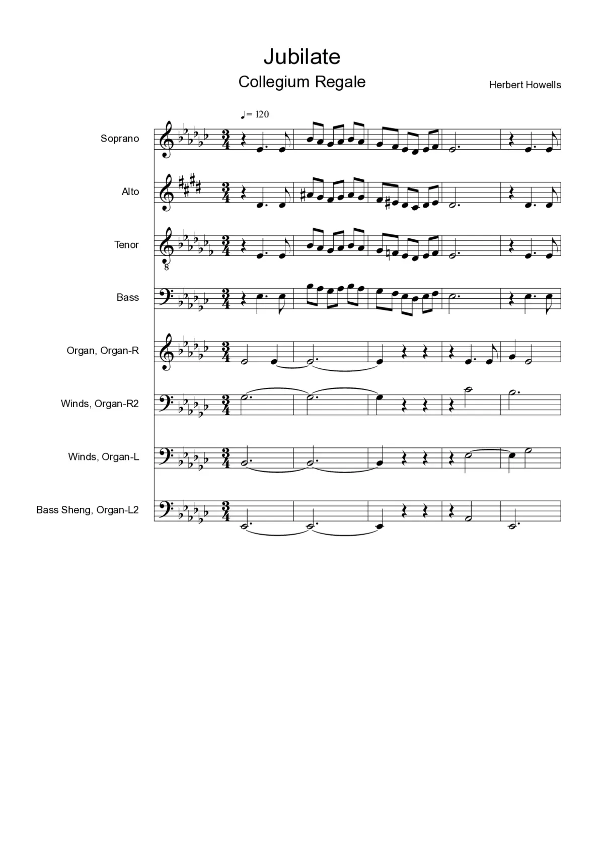 Jubilate (Collegium Regale) - Page 1