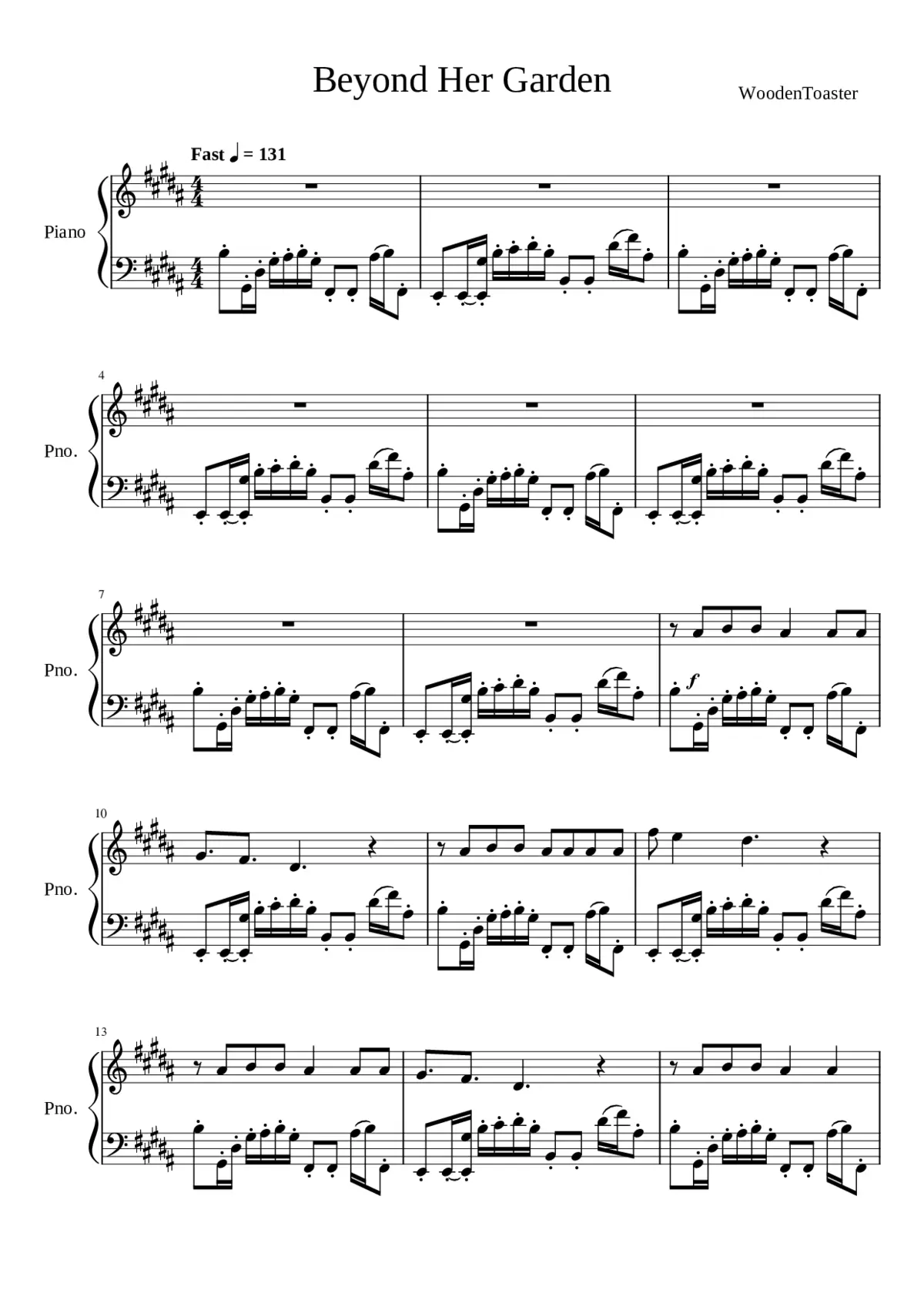 woodentoaster - beyond her garden - Page 1