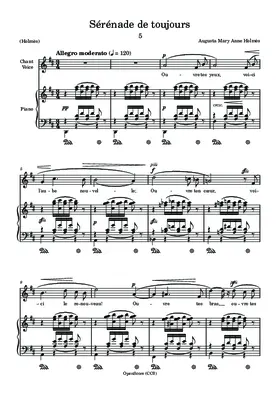 Sérénade de toujours