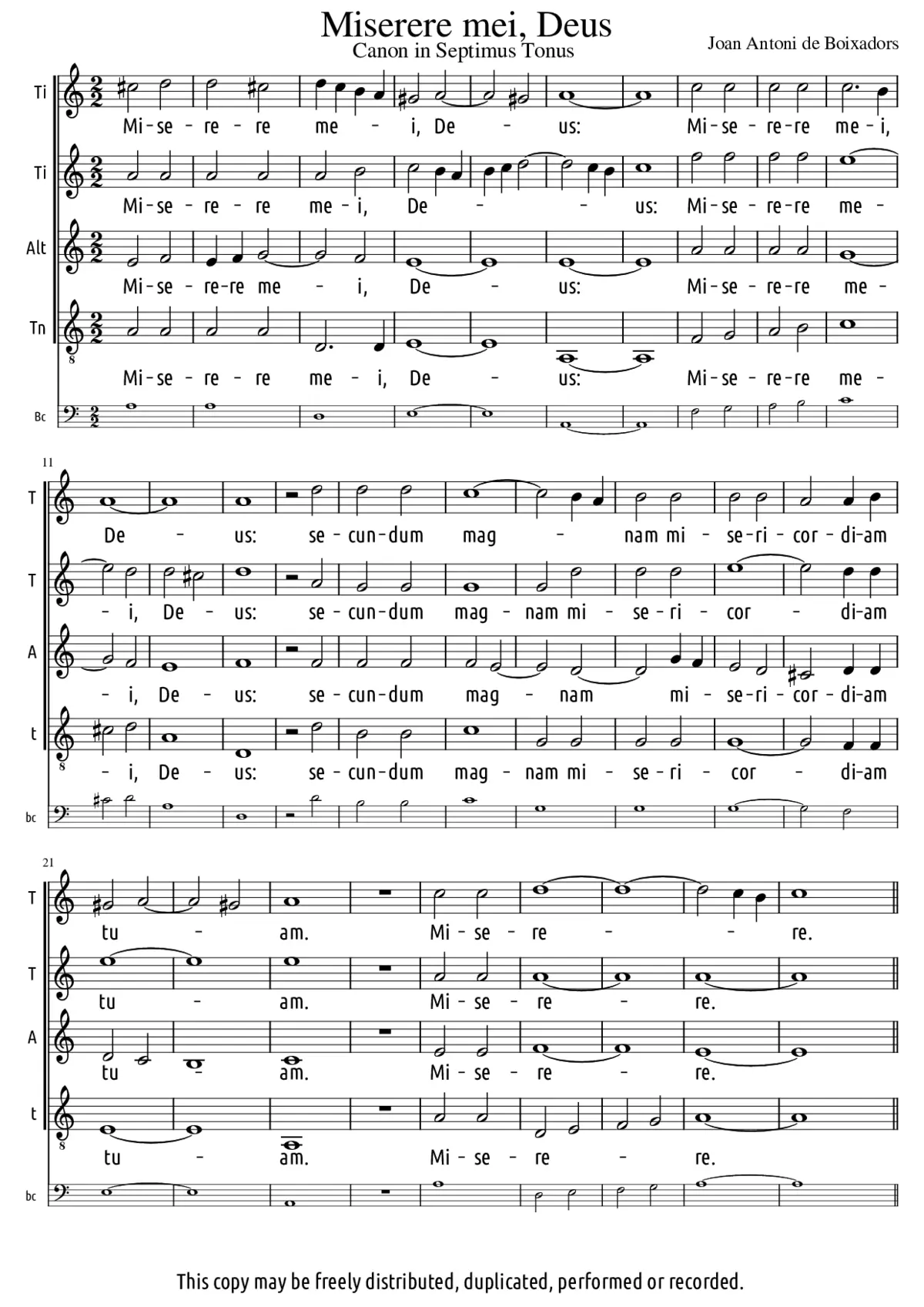 Miserere - Page 1