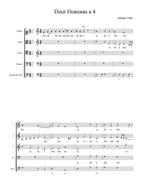 Dixit Dominus a 4