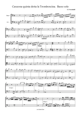 Canzon quinta detta la Tromboncina