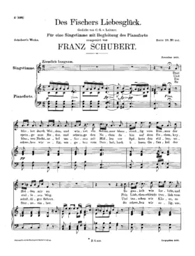 Des Fischers Liebesglück