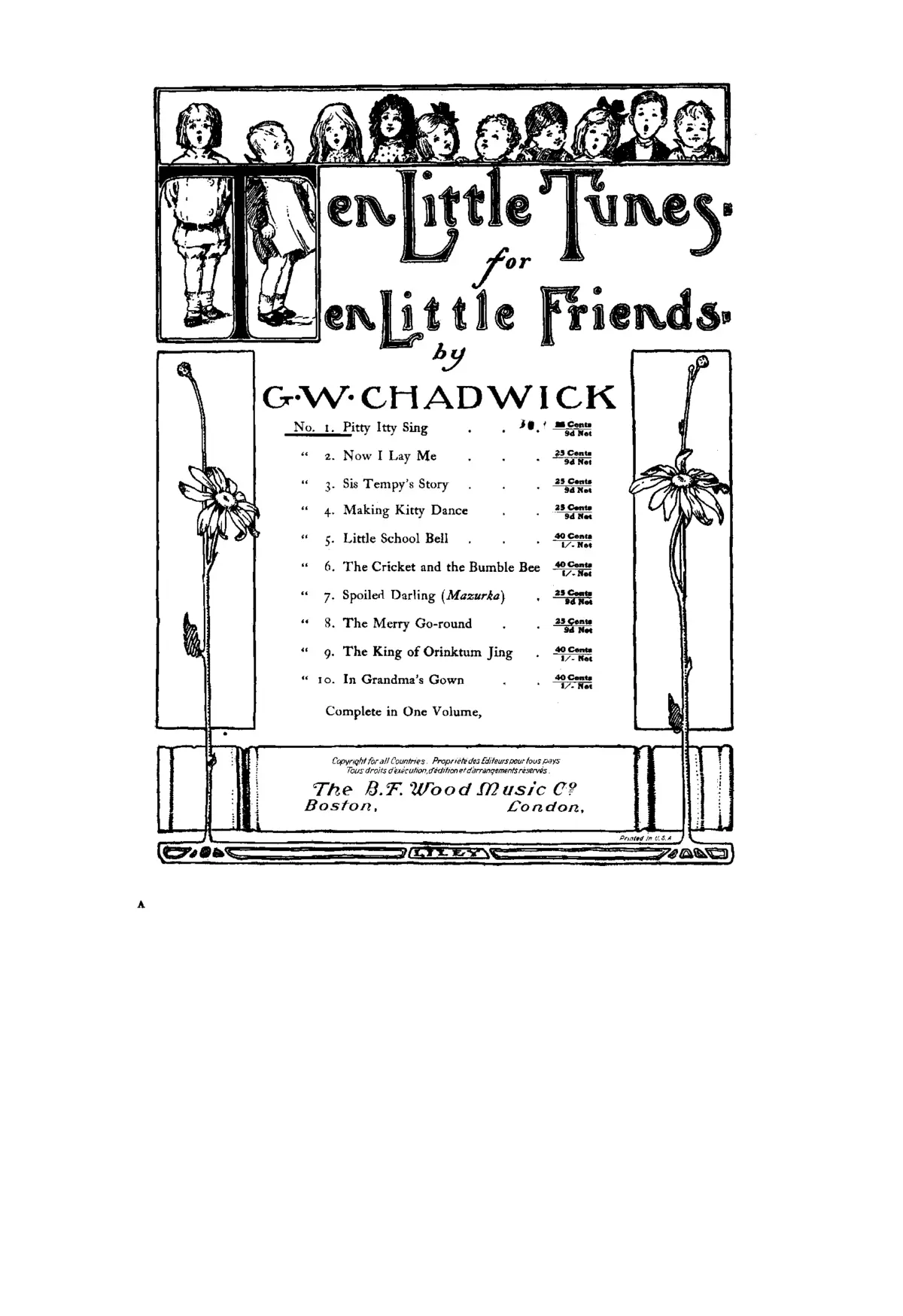 10 Little Tunes for Ten Little Fingers - Page 1