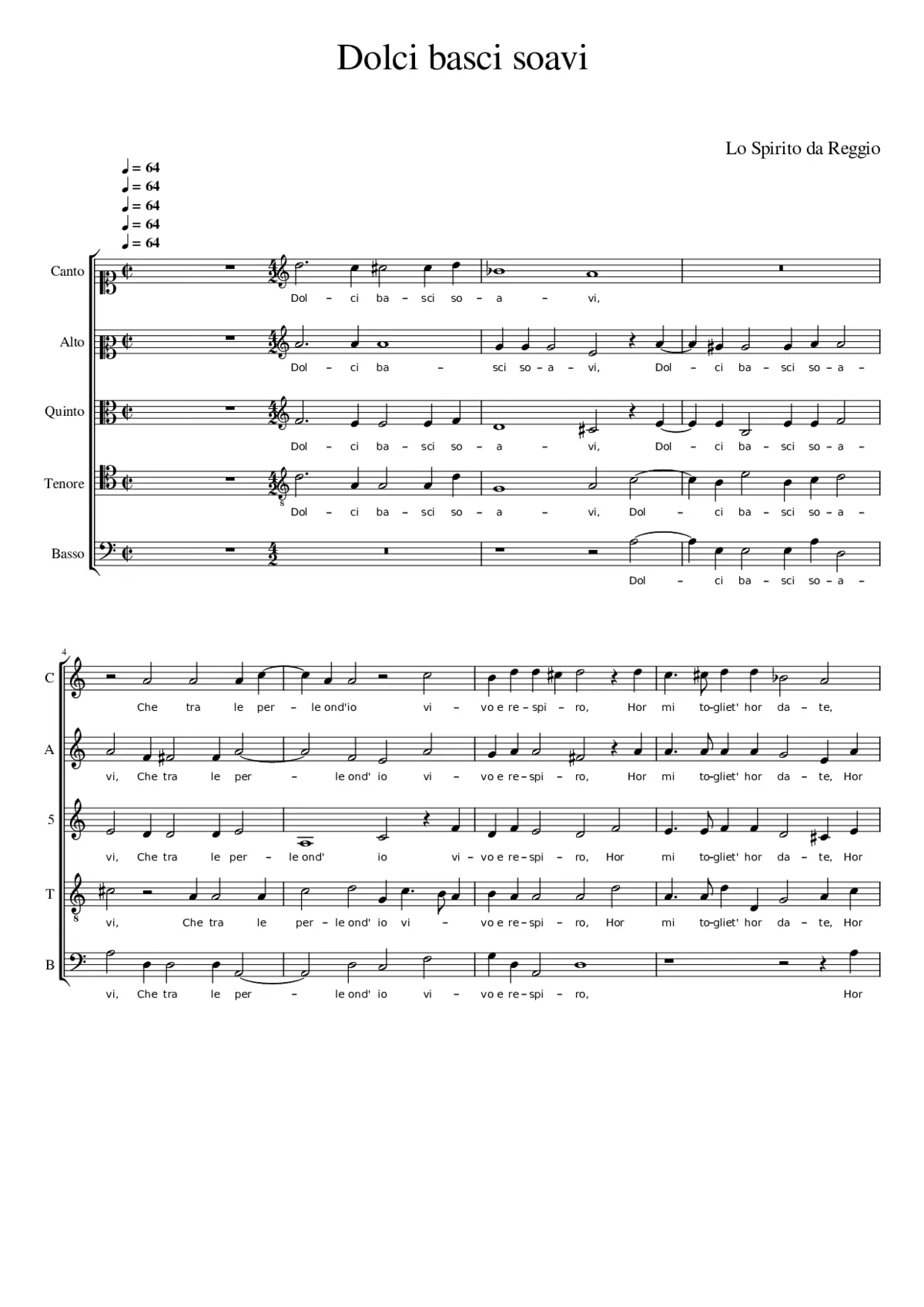 Dolci basci soavi - Page 1