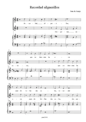 Recordad silguerillos