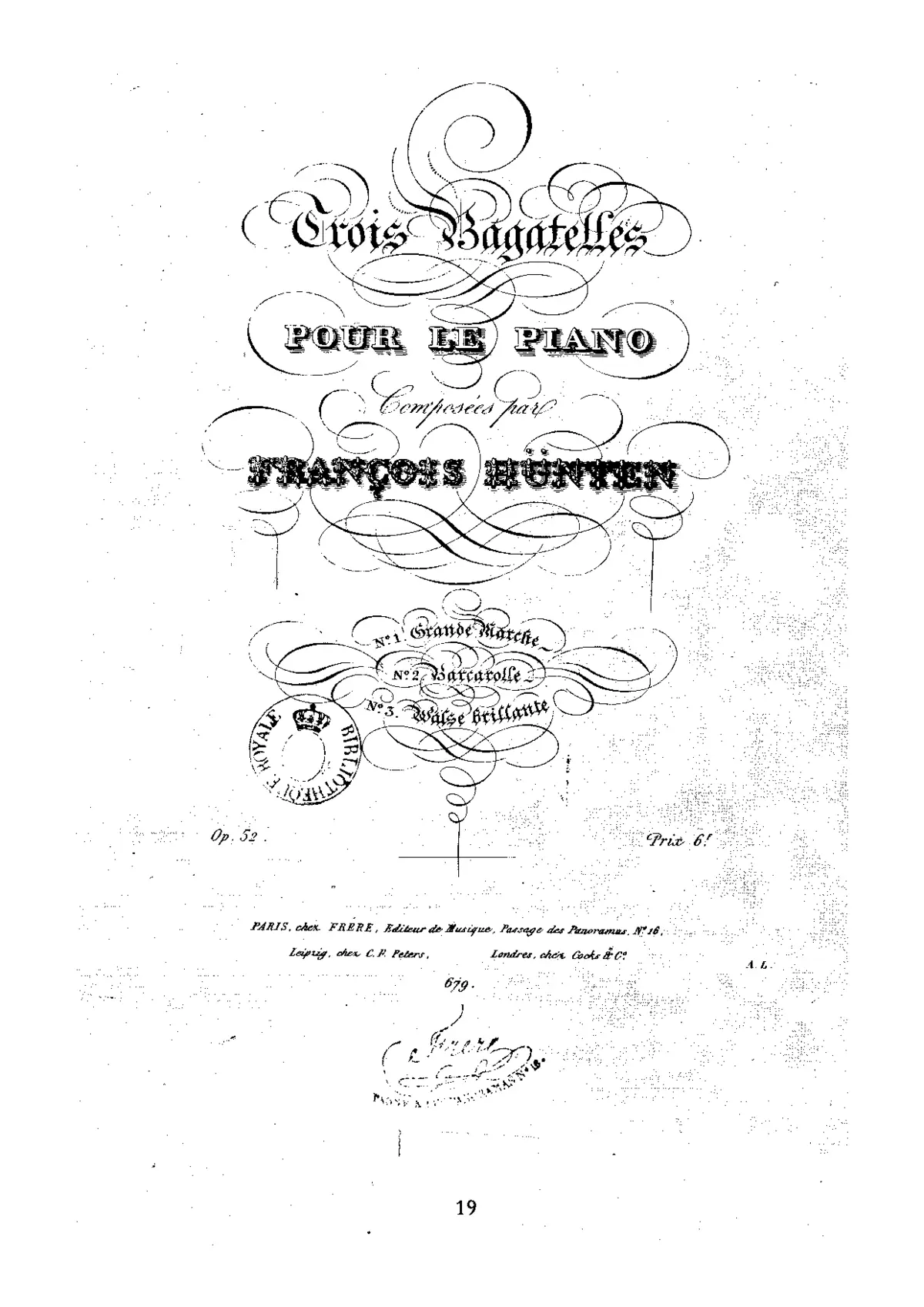 3 Bagatelles - Page 1