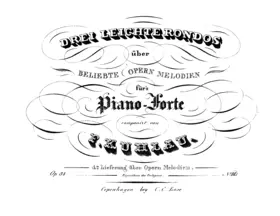3 leichte Rondos über beliebte Opern-Melodien