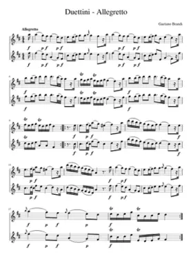 Duettini - Allegretto