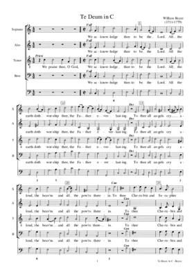 Te Deum and Jubilate in C