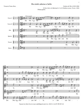 Ha ninfe adorne e belle