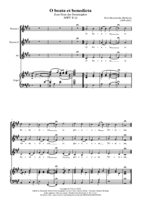 O beata et benedicta