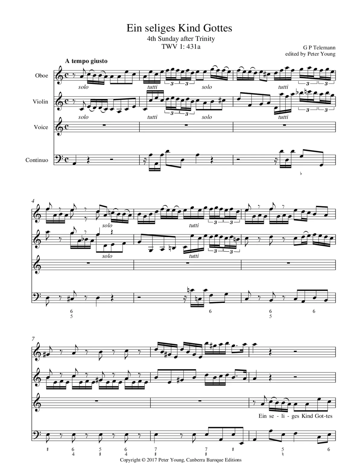 Ein seliges Kind Gottes - Page 1