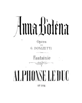 'Anna Bolena' fantaisie