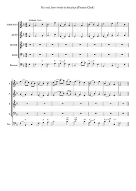 My soul how lovely is the place