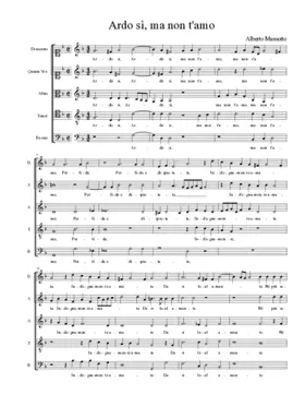 Ardo sì, ma non t'amo